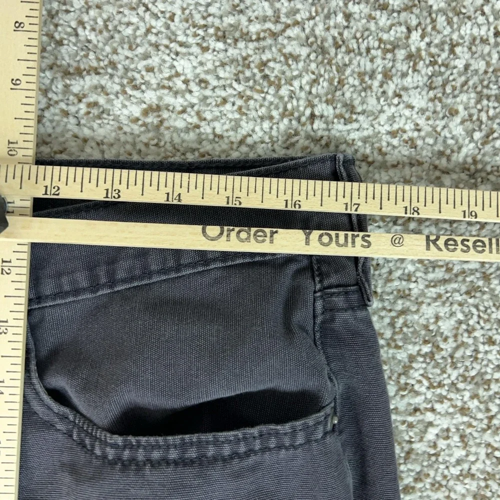 Levis 514 Jeans Mens 34x30 Gray Regular Fit Straight Canvas Chino Casual Work